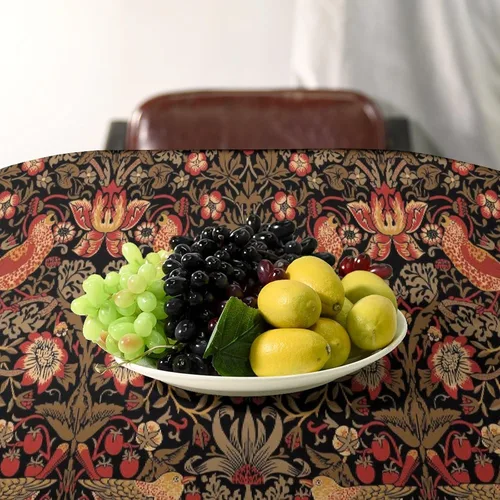 Miniatura 370 de Mantel Floral Retro de Pájaros, Diseño Original Bohemio William Morris Estampado Cubierta de Mesa para Hogar Picnic Fiesta Comedor Cocina William