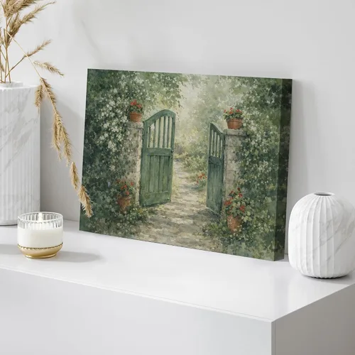 Miniatura 93 de wall26 Prado con álamos por Claude Monet - Arte moderno impresionista, arte en lienzo para el hogar, 12 x 18 pulgadas