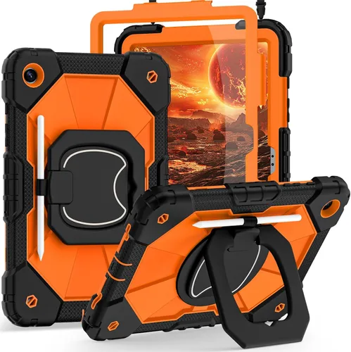 Miniatura 10 de Auizotl Funda para Samsung Galaxy Tab A9+/A9 Plus de 11 pulgadas (SM-X210/X216/X218) con protector de pantalla/soporte giratorio/soporte