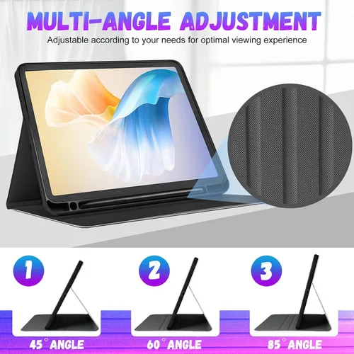 Miniatura 3 de Uppuppy Funda para Samsung Galaxy Tab S6 Lite de 10.4 pulgadas para niños, diseño de mariposas, bonita, kawaii, estética, para adolescentes, funda