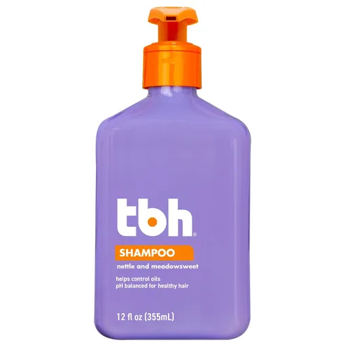 TBH Champú para adolescentes y niños, champú hidratante ligero y desenredante para cabello seco, graso, fino, rizado y todo tipo de cabello, champú