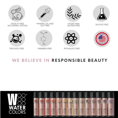Miniatura 8 de Watercolors by Tressa 3-en-1 Champú para Depósito de Color, Champú para Tinte de Cabello Semipermanente, Champú para Cabello Rizado, Seco y Normal