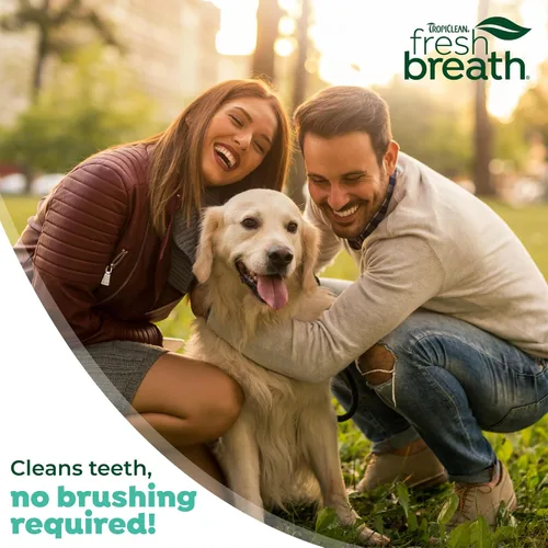 Miniatura 7 de TropiClean - Pasta de dientes para perros con aliento fresco, limpiador de dientes, removedor fácil de placa y sarro en gel, no se necesita cepillo
