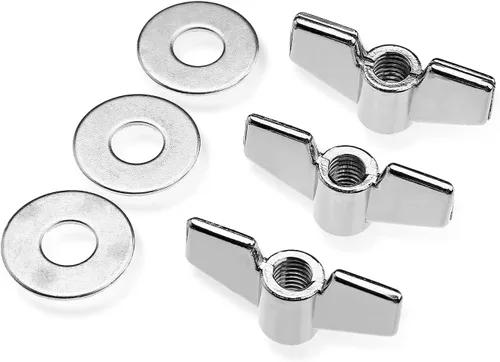 Miniatura 5 de 21 piezas de platillos accesorios de repuesto para platillos de fieltros, copa de fieltro de embrague Hi-Hat con mangas, tuercas de ala de base