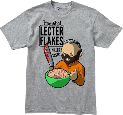 Miniatura 8 de Funny Hannibal Lecter Flakes - Camiseta de cereales Killer Taste para hombre - Merch Hannibal - Camiseta asesina de cereales - Merch