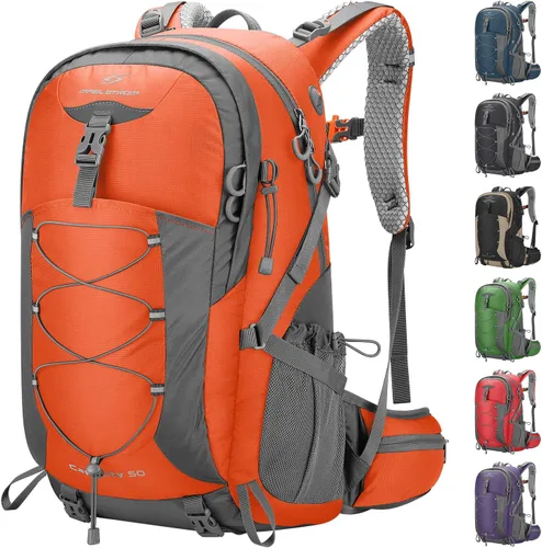 Miniatura 14 de Maelstrom Mochila de senderismo, mochila de camping, mochila de senderismo impermeable de 40 litros con cubierta para lluvia, mochila de viaje 40L