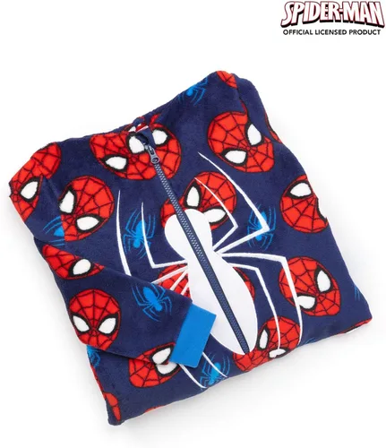 Miniatura 4 de Marvel Spider-Man - Mameluco de superhéroe para niños, Azul