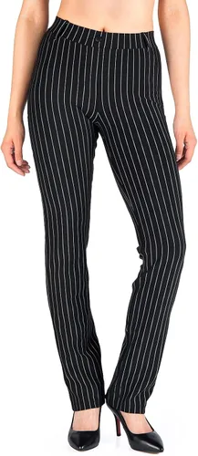Yogipace - Pantalones deportivos de yoga y de vestir para mujer, con trabillas para cinturón y pierna recta, disponibles en talla pequeña, regular y