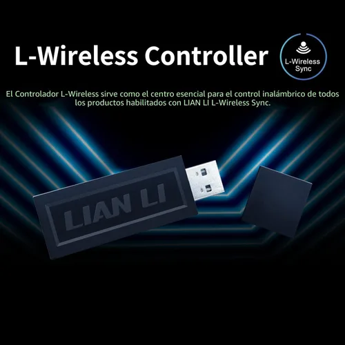 Miniatura 4 de Lian Li UNI - Ventilador Fan TL LCD Inalámbrico 120-Paquete Único-Señal Inalámbrica de 2.4 GHz, Ventilador ARGB-Espejo Infinito-Cadena de Margarita