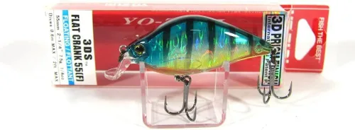 Miniatura 3 de Yo-Zuri F1141 HBG 3DS Señuelo flotante de manivela plana, 2-1/4 pulgadas, Bluegill holográfico