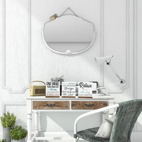 Miniatura 7 de 4 Piezas Regalos Inspiradores Decoración Escritorio Oficina Citas Motivacionales Positivas Regalos Reconocimiento Empleados Letrero Placa Madera