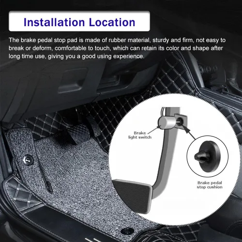 Miniatura 5 de 12 piezas de repuesto para pedal de freno de automóvil, OEM # 90541-06036, tope de interruptor de freno de automóvil compatible con Toyota Lexus