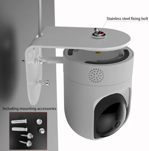 Miniatura 3 de Soporte de pared de metal para Eufy Security Indoor Cam E220 y Eufy P24, proporciona mejores ángulos de visión