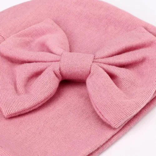 Miniatura 6 de DRESHOW Newborn Baby Hats Hospital Hat Baby Cotton Beanie Infant Bow Hats