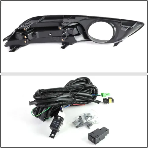 Miniatura 4 de DNA MOTORING FL-ZTL-213-CH - Luz antiniebla con interruptor para el lado del conductor y del pasajero, mejora la visibilidad