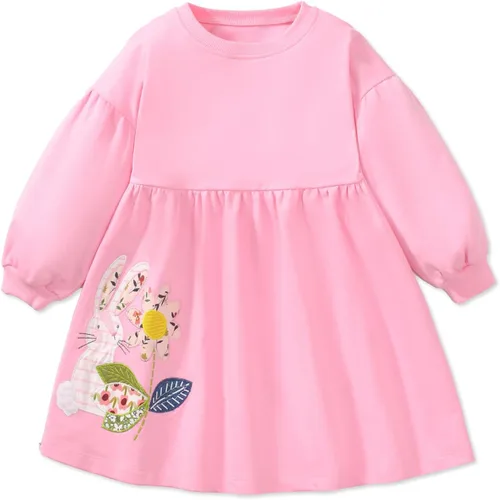 Nomi&Me Baby Toddler Girl's Cotton Long Sleeve Fashion Tulle Dress
