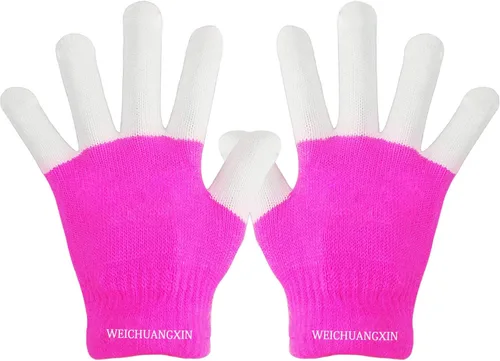 Miniatura 4 de WEICHUANGXIN LED Gloves, Light Up Gloves Finger Lights 3 Colors 6 Modes Flashing LED Gloves Colorful Flashing Gloves Kids Toys for Christmas