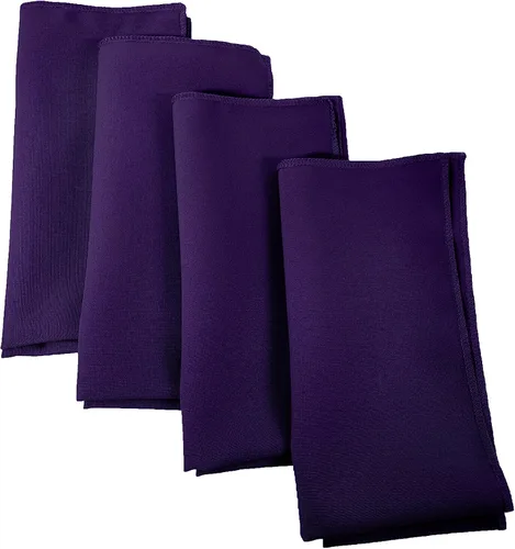 Miniatura 9 de LA Linen Paquete de 10 servilletas de popelina de poli, servilletas de tela suave, servilletas lavables y reutilizables, servilletas de mesa
