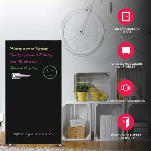 Miniatura 3 de Frigidaire EFR331 - Refrigerador compacto de una sola puerta, control de termostato ajustable, puertas reversibles, pizarra delantera, escritura