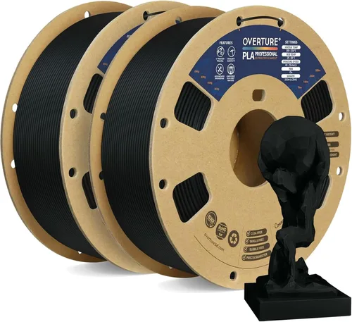 Miniatura 54 de Overture PLA Plus (PLA+) Filamento de 1/16 pulgadas, dureza mejorada con rollo PLA, con superficie de construcción 3D de 7.87 × 7.87 pulgadas, PLA
