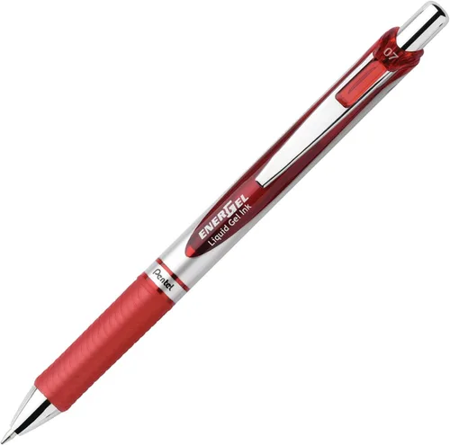 Miniatura 4 de Pentel EnerGel Deluxe RTX - Bolígrafos de tinta de gel (¹/₃₂ pulgadas), punta metálica, colores surtidos, 6 unidades (BL77BP6M)