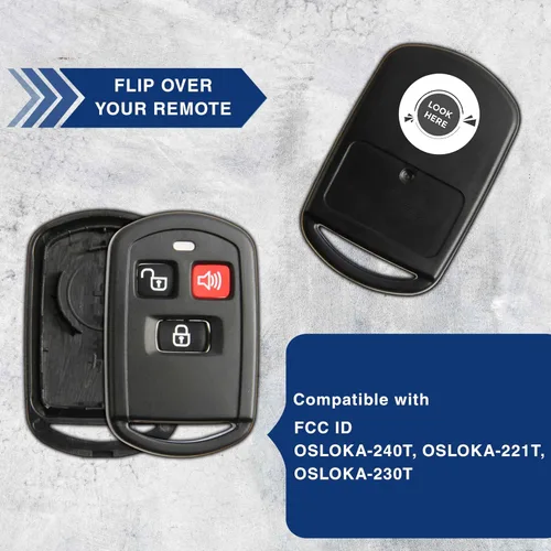 Miniatura 5 de KeylessOption Funda de piel para Hyundai Kia con mando a distancia sin llave, 2
