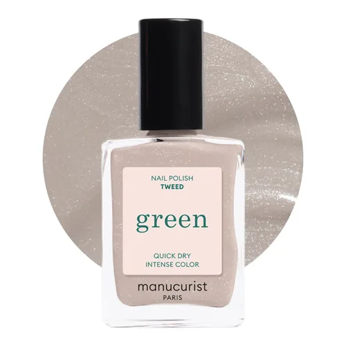 Miniatura 17 de Manucurist Esmalte de uñas verde de secado rápido, cuarzo (marrón brillante), sin 9 unidades, a base de plantas y vegano, no tóxico, clásico