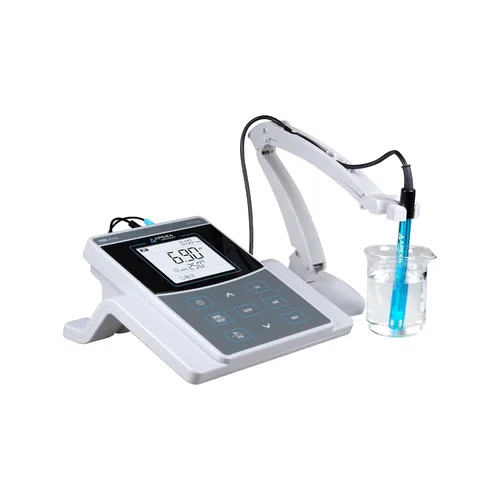 Apera Instruments Kit de medidor de pH de sobremesa de laboratorio AI521 PH800, precisión de pH 0.01, gestión de datos GLP (salida USB), conector BNC