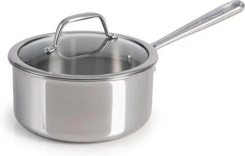 Miniatura 11 de T-Fal Pro - Juego de utensilios de cocina de acero inoxidable tricapa, 13 piezas, compatible con inducción, apto para horno hasta 500F, tapas aptas
