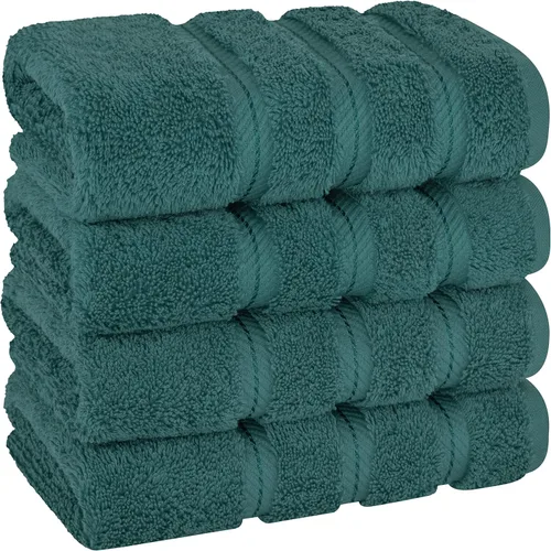 Miniatura 53 de American Soft Linen - Juego de 4 toallas, 100% de algodón turco, 27 x 54 pulgadas, tamaño extragrande, toallas para la ducha, color amarillo