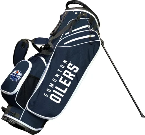 Miniatura 14 de Team Golf NHL Team Golf NHL Birdie Stand - Bolsa de golf, ligera, divisor de club de 14 vías, soporte de acción de resorte, bolsillo enfriador