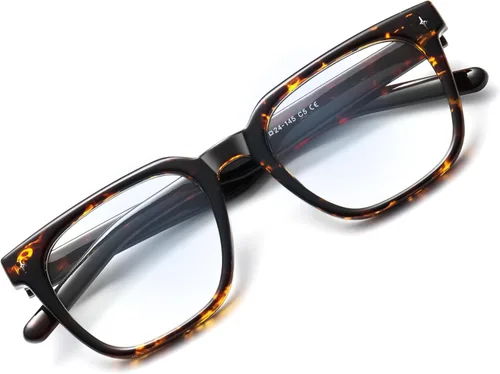 Miniatura 8 de Overzied - Gafas cuadradas de luz azul para mujer y hombre, antideslumbrante, reducen la fatiga ocular para juegos, computadora, pantalla