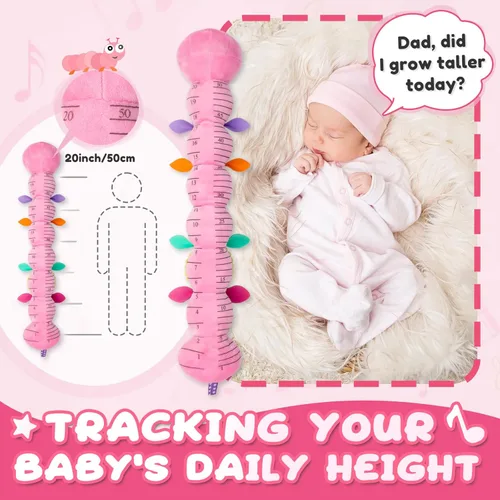 Miniatura 5 de AWOTOY Juguetes para bebés de 0-6-12 meses, juguetes musicales de peluche para bebés con actividad multisensorial, crujidos, sonajeros, juguetes