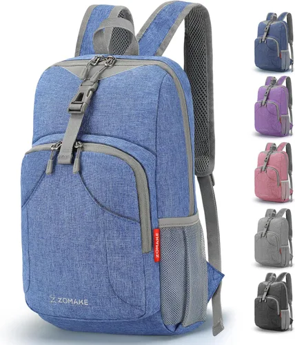 Miniatura 10 de ZOMAKE Mochila ultraligera plegable de 20L, mochilas plegables pequeñas resistentes al agua para senderismo, mochila de día colapsable para mujeres
