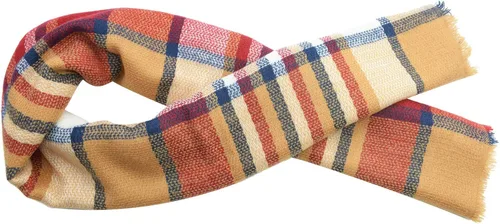 Miniatura 5 de Bufanda clásica de otoño e invierno para mujer, bufanda a cuadros con borlas, cálida, suave, gruesa, grande, bufandas