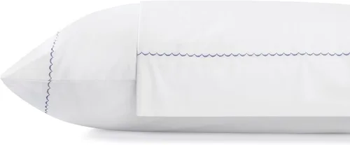 Miniatura 15 de Linen Home Juego de fundas de almohada King de 500 hilos, fundas de almohada 100 % algodón de fibra larga, juego de 2 fundas de almohada de satén