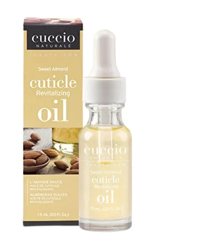 Cuccio Naturale - Aceite para cutículas de almendras dulces – Tratamiento hidratante y nutritivo con aceite de cártamo y vitamina E – Aroma de
