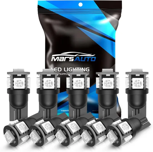 Miniatura 12 de Marsauto 194 Bombilla LED amarilla, 168 T10 2825 W5W 3525 Juego de chips brillante 9-36V Reemplazo de bombilla para luces de matrícula, luz