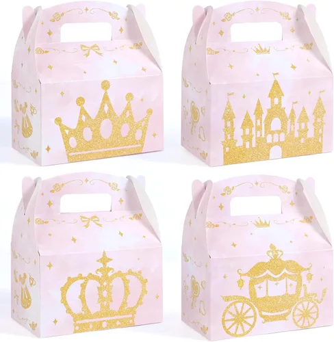 Miniatura 22 de WERNNSAI Paquete de 12 cajas de regalo de fiesta de cumpleaños, decoraciones de fiesta de feliz cumpleaños, cajas de dulces para niñas y niños