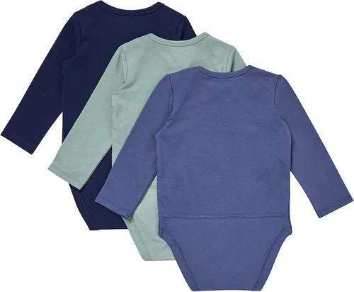 Miniatura 2 de Hanes Unisex Baby Pure Comfort Long Sleeve Bodysuits, Infant Bodysuits, Boys & Girls, 3-pack
