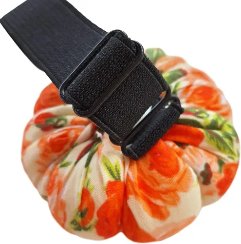 Miniatura 2 de CUSHYSTORE CST-0838 - Alfiler de muñeca con correa elástica ajustable para coser todos los tamaños de muñeca (naranja), 3 pulgadas de largo x 3