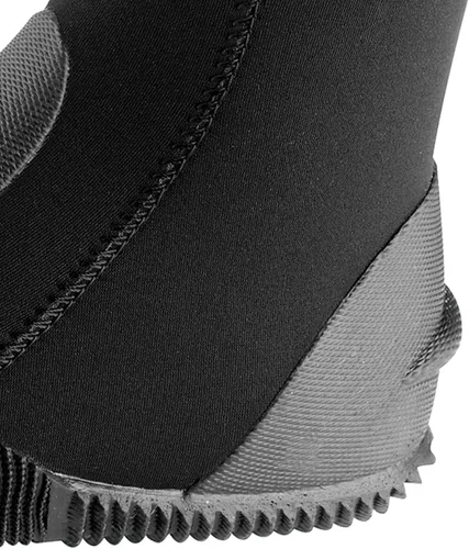 Miniatura 7 de Botas de agua de tripulación unisex para adultos para buceo, surf, barranquismo, grosor de neopreno de 5 mm - Isla: diseñado en Italia Negro/Negro