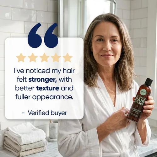 Miniatura 9 de Moerie Ultimate Hair Growth Shampoo - Para cabello más largo, grueso y lleno - Productos para el cabello voluminizadores veganos - Sin parabenos ni