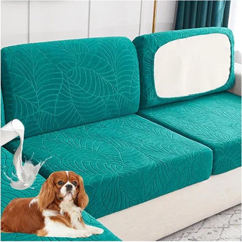 Miniatura 9 de Fundas de cojín para asiento de sofá, impermeables, de alta elasticidad, universal, elástica, fundas de cojín de repuesto para cojines individuales