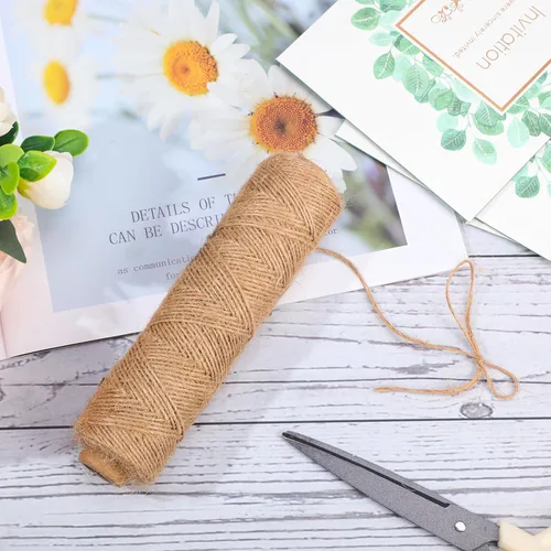 Miniatura 4 de Qilery El kit de invitación de boda incluye chaqueta de vellum preplegada para invitación de 5 x 7 pulgadas, flor seca del aliento del bebé
