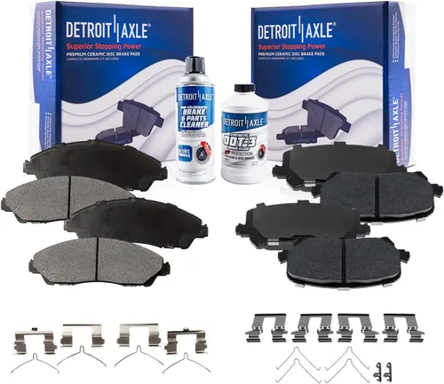 Miniatura 40 de Detroit Axle - Kit de freno delantero para Ford F-150 2010-2011, Ford Expedition Lincoln Navigator 2010-2021, repuesto de pastillas de freno