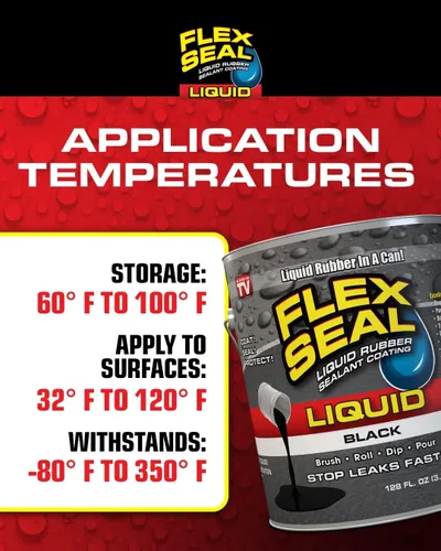 Miniatura 7 de Líquido de sellado Flex Seal grande, 16 oz, negro, LFSBLKR16