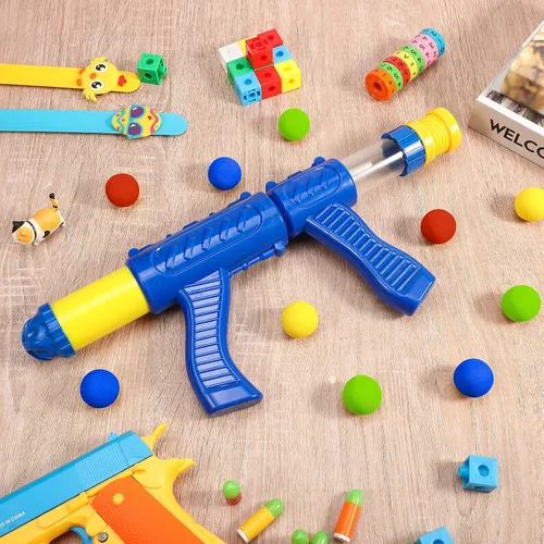 Miniatura 6 de Sumind 48 Piezas Bolas de Espuma a Granel Bolas de Repuesto Redondas Balas de Espuma Suave Paquete de Repuesto de Reemplazo para Pistolas Blasters