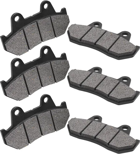 Miniatura 2 de AHL Juego de pastillas de freno semimetálicas delanteras y traseras para Honda GL1100A GL1100 A GL 1100A 1100 A Goldwing Aspencade 1982-1983