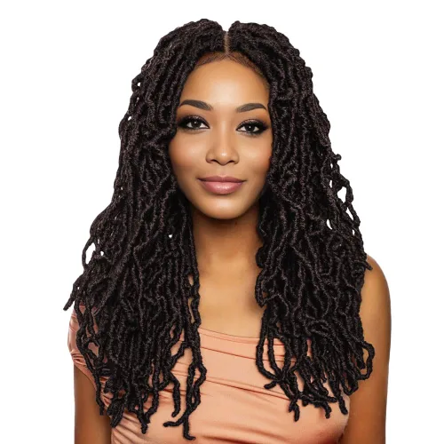 Miniatura 52 de Niseyo Rastas de pelo sintético de ganchillo de 24 pulgadas, 6 paquetes de extensiones de cabello sintético lacio de ganchillo largo